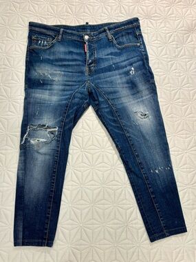 DSQUARED2 Distressed Denim Jeans